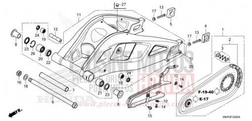 BRAS OSCILLANT CBR1000SPN de 2022
